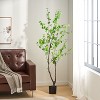 NicBex Artificial Milan Plant Indoor, Fake Tree with Pot, Tall Faux Plants, Artificial Trees for Home Office Living Room Decor - 3 of 4