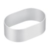 Unique Bargains Metal Oval Shaped Silver Aluminum Alloy Cookie Cutter 2.5 Inch x 1.6 Inch x 0.90 Inch, Silver 8 Pcs - 4 of 4