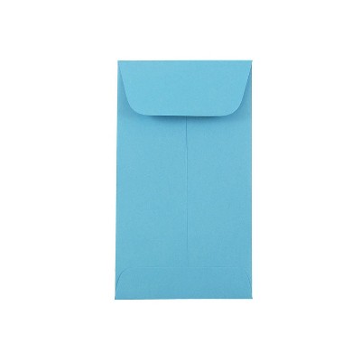 JAM Paper #5.5 Coin Business Colored Envelopes 3.125 x 5.5 Blue Recycled 356730549