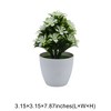 Unique Bargains Fake Plants Five-Leaf Cinquefoil Plant Plastic 3.15"x3.15"x7.87" 1 Pcs - 3 of 4