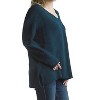 Women's V-neck Tunic Cozy Sweater - TEMPO PARIS - 3 of 3
