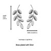 Anna-Kaci Women's Leaf Branch Drop Earrings - 4 of 4