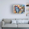 Trademark Fine Art -Oxana Ziaka 'Owls' Canvas Art - 2 of 4