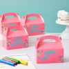 24 Pack Paper Gable Treat Boxes, Neon Party Favor Gift Box for Birthday, Wedding & Baby Shower, 6.2 x 3.5 in - 2 of 4