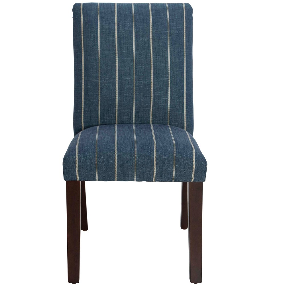 Textured Parsons Dining Chair Denim Blue - Skyline Furniture