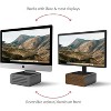 Twelve South HiRise Pro Adjustable Stand for Apple iMac with Built-In Gear Garage | Reduce Desk Clutter, Gunmetal - 4 of 4