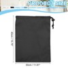 Unique Bargains Tear-Resistant Polyester Traveling Laundry Bag with Drawstring 2 Pcs - 2 of 4