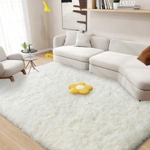 LOVEVOOK 5x7 Feet Area Rugs for Living Room Bedroom, Non-Slip Fluffy Soft Shag Rug, Plush Carpet for Home Dorm Decor Aesthetic - 1 of 4