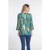 Women's Pleated Flounce Sleeve Top - Multiples - image 3 of 4