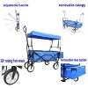 Garden Shopping Beach Cart Folding Wagon With Umbrella Accessories Package For Camping Wagon Camping Outdoor Picnic Beach - 2 of 4