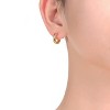 Guili Petite Charm 14K Gold Plated Small Open Hoop Earrings, a Minimalist Yet Elegant Addition That Adds a Sophisticated Touch to Any Outfit - 3 of 3