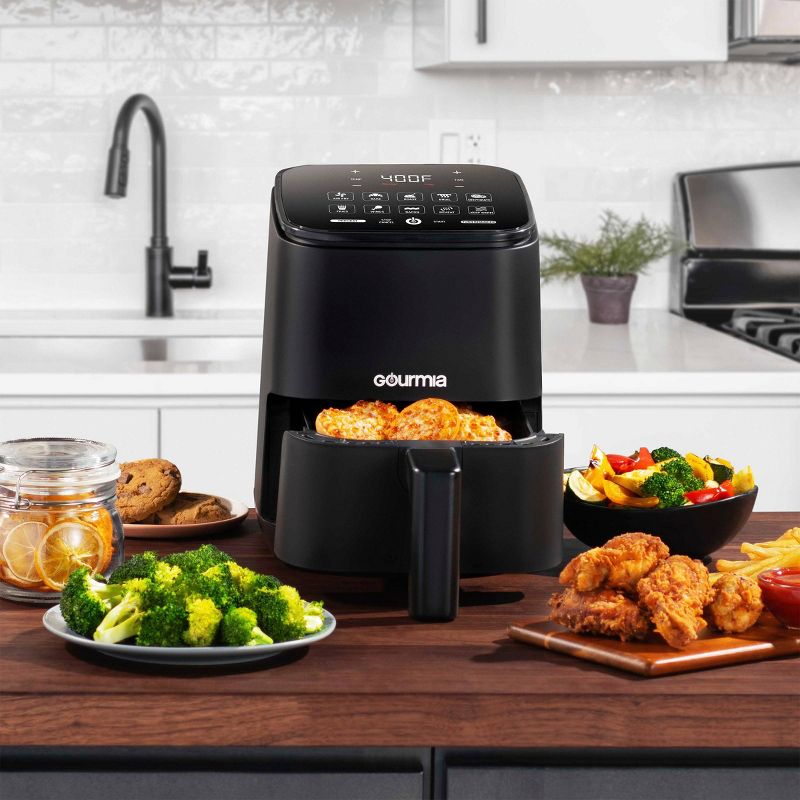 Gourmia 2qt Digital Air Fryer With 10 Presets &#38; Guided Cooking, 3 of 11