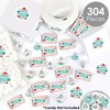 Big Dot of Happiness Colorful Floral Happy Mother's Day - Candy Wrappers & Stickers - We Love Mom Party Candy Favor Sticker Kit - 304 Pieces - 2 of 4