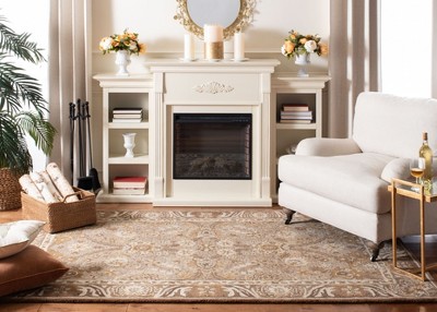 Handmade Dark Grey and Brown Wool Tufted 4' x 6' Area Rug