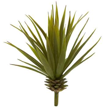 Nearly Natural 6-in Mini Spiky Agave Succulent Plant (Set of 12)