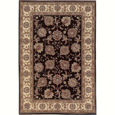 Oriental Weavers Ariana 117D3 Brown/ Ivory Indoor Area Rug - 4' x 6"
