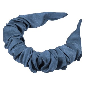 Unique Bargains Women's Solid Color Pleated Headband 1 Pc - 1 of 4