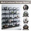 PAGED Home Office Open Bookshelf Vintage Industrial Style 5 Tier Bookcase with Metal Frame for Living Room - 2 of 4