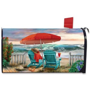 Beach Life Summer Magnetic Mailbox Cover Nautical Standard Briarwood Lane - 1 of 3