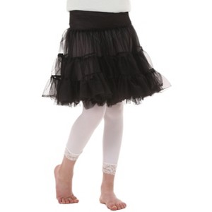 HalloweenCostumes.com Child Black Knee Length Crinoline - 1 of 1