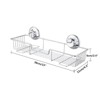Hush Sun Chrome Shower Caddy With Suction Cups - 3 of 4