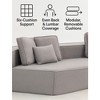 GDFStudio Nyle 75.2'' Modern Teddy Fleece Single Sofa Chair - 4 of 4