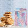 Unique Bargains Paper Birthday Candy Mermaid Gift Bags Rainbow 12 Pcs - 2 of 4