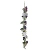 Transpac Synthetic Fabric 60 in. Multicolor Spring Flower and Twig Garland - 2 of 4