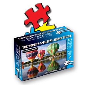 TDC Games World's Smallest Jigsaw Puzzle - Taking On Airs - Measures 4 x 6 inches when assembled - Includes Tweezers - 1 of 4