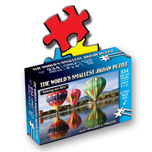 TDC Games World's Smallest Jigsaw Puzzle - Taking On Airs - Measures 4 x 6 inches when assembled - Includes Tweezers - image 1 of 4