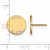 Black Bow Jewelry 14k Yellow Gold Plated Sterling Silver Sigma Kappa Greek Life Stud Earrings - 2 of 3