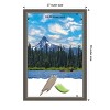 Amanti Art Domus Dark Silver Wood Picture Frame - 4 of 4