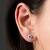 Ross-Simons 0.20 ct. t.w. Sapphire and .20 ct. t.w. Diamond Stud Earrings in 14kt White Gold - 3 of 4