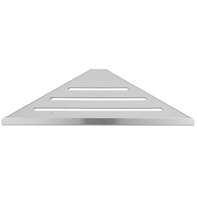 BWE Wall Mount 7.7 in. W x 12 in. D Triangular Bathroom Corner Shelf Shower Shelf Decorative Wall