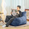 Lyngins Corduroy Bean Bag Chairs for Kids and Adults,Comfy Lazy Chairs with Armrests and High-Resilience Shredded Foam for Living Room - 2 of 4