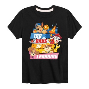 Boys' - Paw Patrol - 100 Days Of Learning Short Sleeve Graphic T-Shirt - 1 of 4