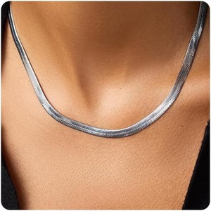 Dainty Gold Chain Necklace For Women - 18K Gold Plated Coin Disc Choker With Beaded & Paper Clip Layered Chain, Everyday Jewelry Gift - 1 of 4