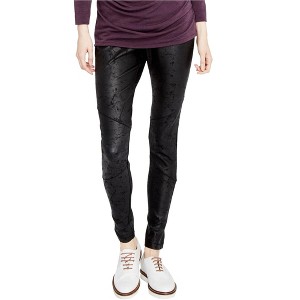 Rachel Roy Womens Juliette Cracked-Coated Casual Leggings - 1 of 1