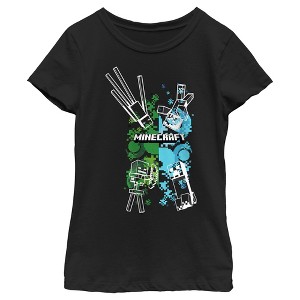 Girl's Minecraft Ender Buddies T-Shirt - 1 of 4