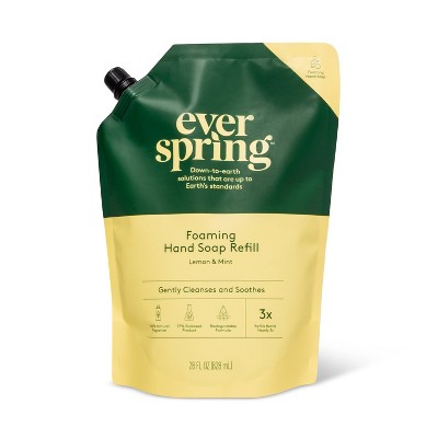 Foam Hand Soap Refill - Lemon & Mint - Everspring™ 28 fl oz
