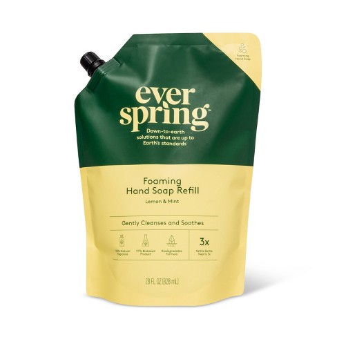 Foam Hand Soap Refill - Lemon & Mint - Everspring™ 28 Fl Oz : Target