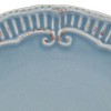 Gibson Modern Southern Home 6 Piece 9 Inch Stoneware Embossed Dessert Plate Set - 3 of 4