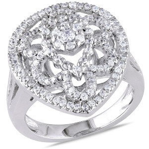 EVERLY JEWELRY |Sterling Silver 1.42 CT TGW Cubic Zirconia Fashion Ring - 1 of 4