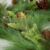 72"L Sullivans Artificial Mixed Pine Holiday Christmas Garland, Green - 2 of 4