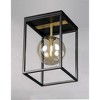 Maxim Lighting Fluid 1 - Light Flush Mount in  Black/Satin Brass - 3 of 4