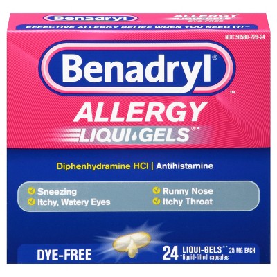 Diphenhydramine hydrochloride benadryl 75 mg