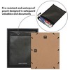 Americanflat 11x14 Picture Frame - Use as 8x10 Frame with Mat - Storage Box Includes 10x13 Fire-Resistant Pouch - Guardian Collection - Black - 4 of 4