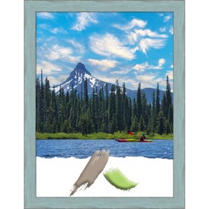 Amanti Art Sky Blue Rustic Wood Picture Frame - 1 of 4