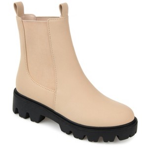 Journee Collection Womens Ivette Pull On Block Heel Booties - 1 of 4