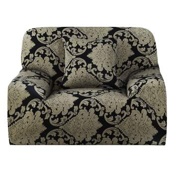 PiccoCasa Stretch Sofa Cover Printed Couch Covers for Cushion Couch Slipcovers with One Free Pillowcase